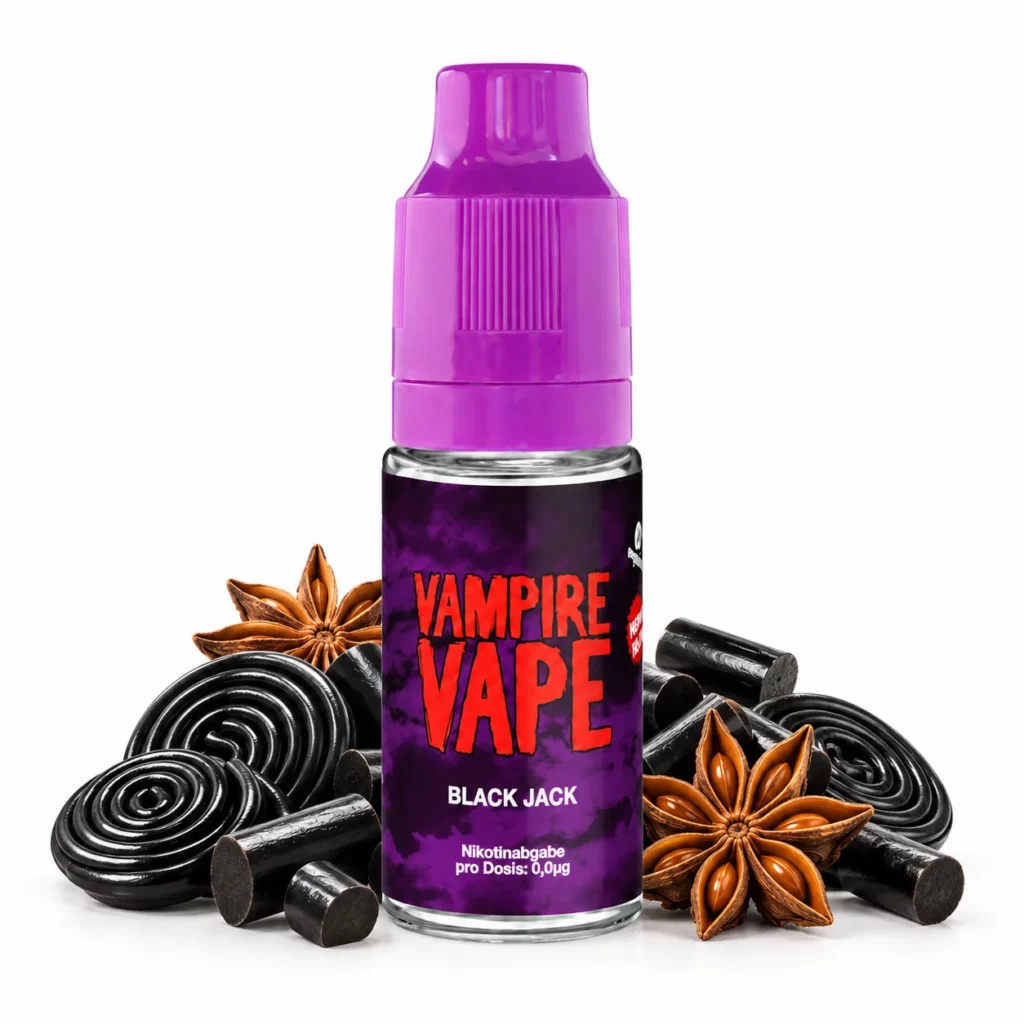 Vampire Vape Black Jack Liquid 10 ml 0 mg