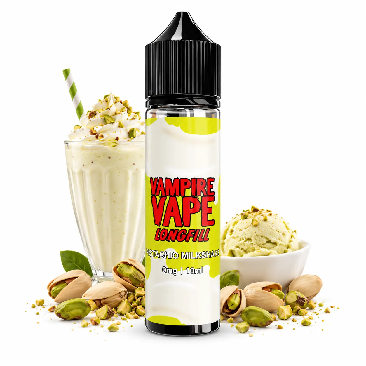 Vampire Vape DESSERT COLLECTION Pistachio Milkshake Longfill Aroma 10 ml Vampire Vape DESSERT COLLECTION Pistachio Milkshake Longfill Aroma 10 ml
