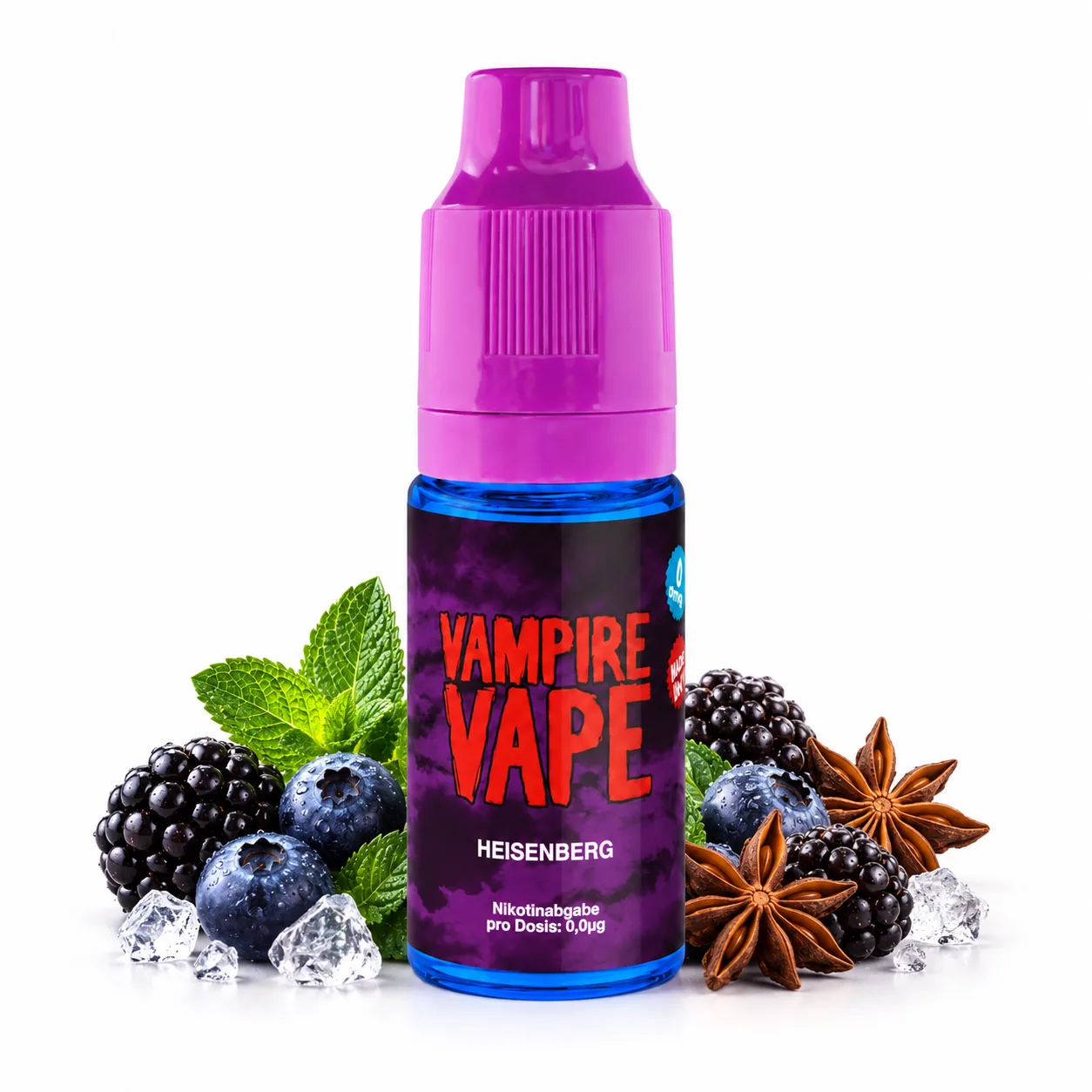 Vampire Vape Heisenberg Liquid 10 ml 0 mg Vampire Vape Heisenberg Liquid 10 ml 0 mg