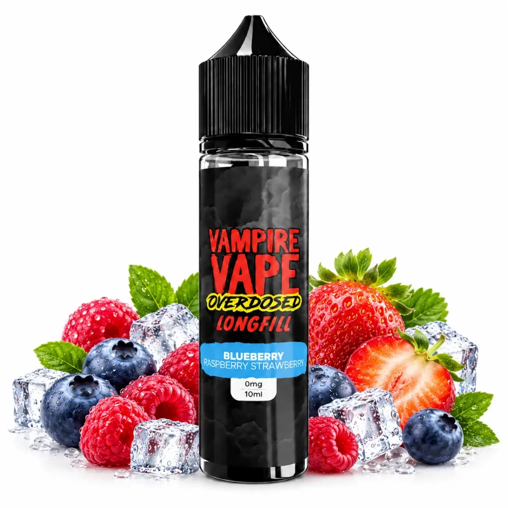 Vampire Vape OVERDOSED Blueberry Raspberry Strawberry Longfill Aroma 10 ml