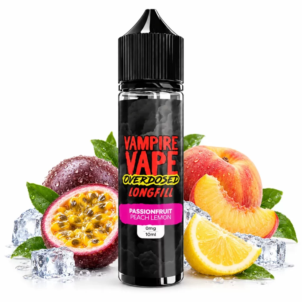 Vampire Vape OVERDOSED Passionfruit Peach Lemon Longfill Aroma 10 ml