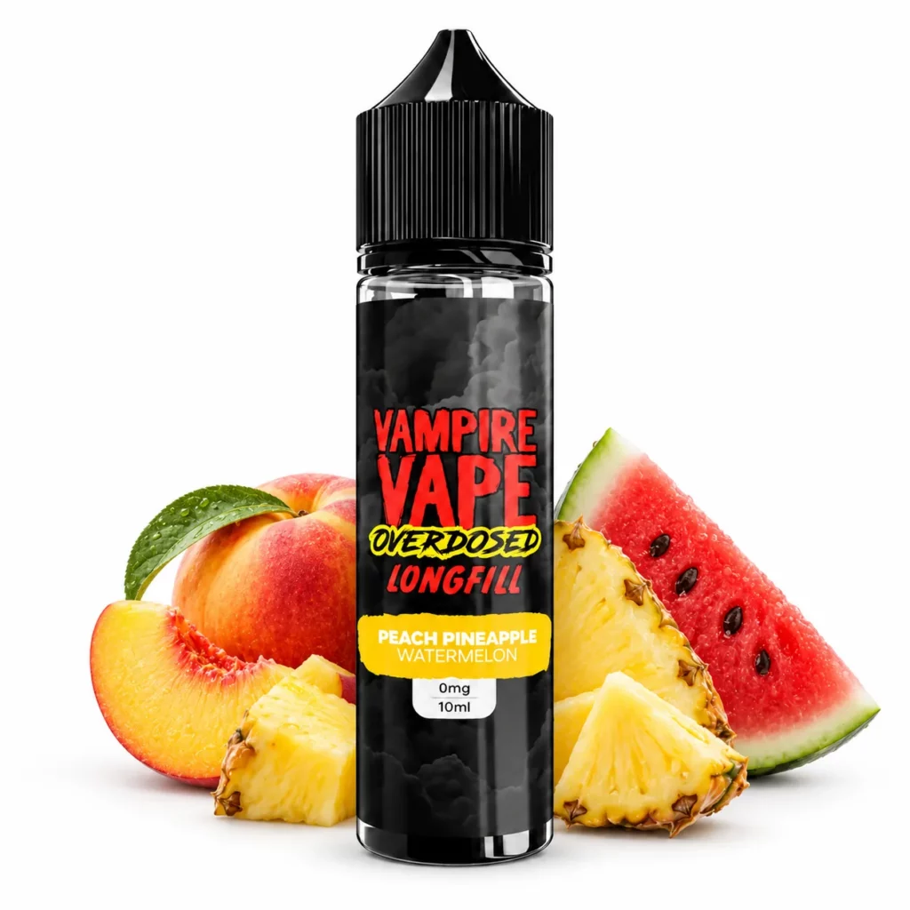 Vampire Vape OVERDOSED Peach Pineapple Watermelon Longfill Aroma 10 ml