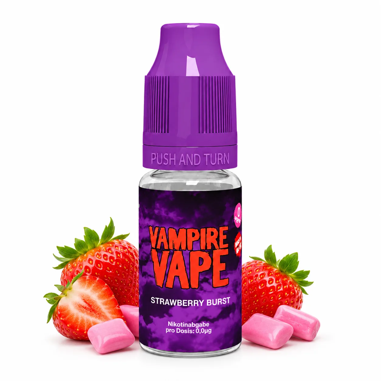 Vampire Vape Strawberry Burst Liquid 10 ml 0 mg Vampire Vape Strawberry Burst Liquid 10 ml 0 mg